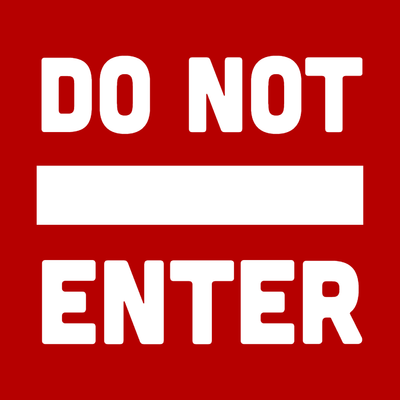 Custom Outdoor Yard Signs Multiple Sizes Do Not Enter