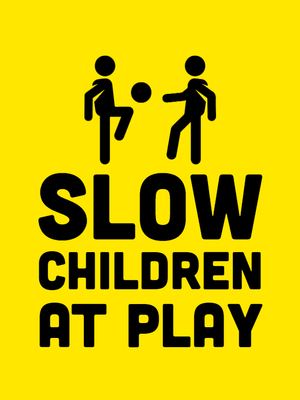 Custom Outdoor Yard Signs Multiple Sizes Children At Play
