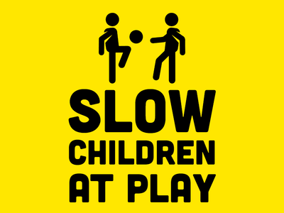 Custom Outdoor Yard Signs Multiple Sizes Children At Play