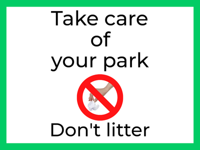 Custom Outdoor Yard Signs Multiple Sizes Dont Litter