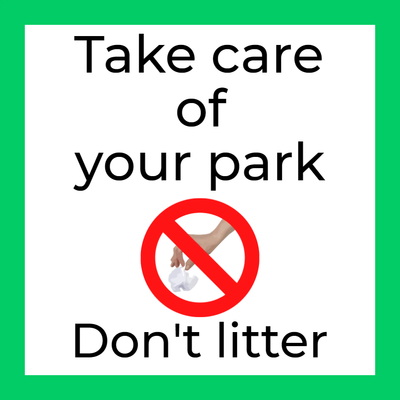 Custom Outdoor Yard Signs Multiple Sizes Dont Litter
