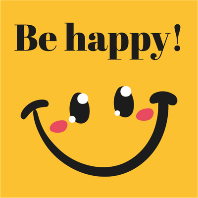 Custom Outdoor Yard Signs Multiple Sizes Be Happy