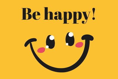 Custom Outdoor Yard Signs Multiple Sizes Be Happy