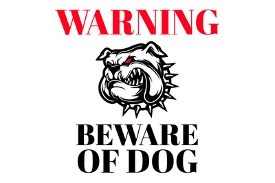 Custom Outdoor Yard Signs Multiple Sizes Beware Of Dog