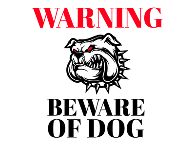 Custom Outdoor Yard Signs Multiple Sizes Beware Of Dog
