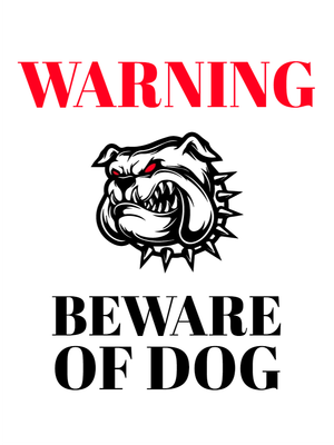 Custom Outdoor Yard Signs Multiple Sizes Beware Of Dog