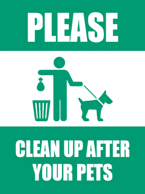 Custom Outdoor Yard Signs Multiple Sizes Clean Up