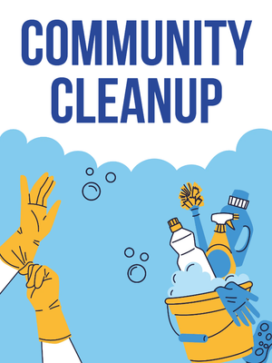Custom Outdoor Yard Signs Multiple Sizes Community Cleanup