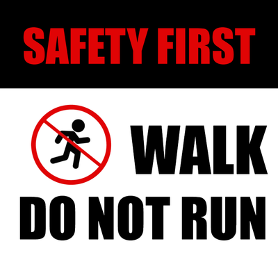 Custom Outdoor Yard Signs Multiple Sizes Safety First
