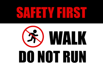 Custom Outdoor Yard Signs Multiple Sizes Safety First