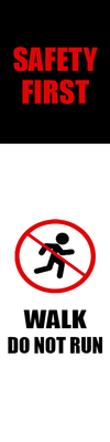 Custom Outdoor Yard Signs Multiple Sizes Safety First