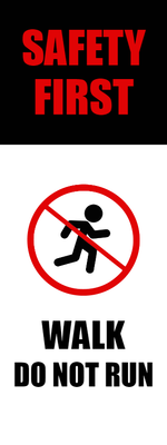 Custom Outdoor Yard Signs Multiple Sizes Safety First