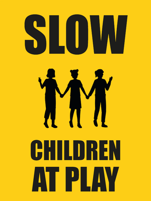 Custom Outdoor Yard Signs Multiple Sizes Slow Children Playing