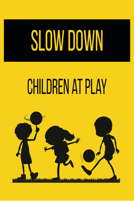 Custom Outdoor Yard Signs Multiple Sizes One Community Slow Down