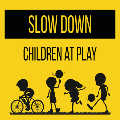 Custom Outdoor Yard Signs Multiple Sizes One Community Slow Down