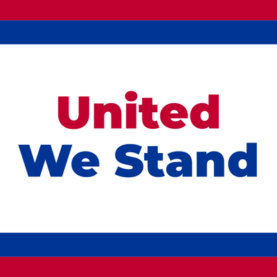 Custom Outdoor Yard Signs Multiple Sizes United We Stand