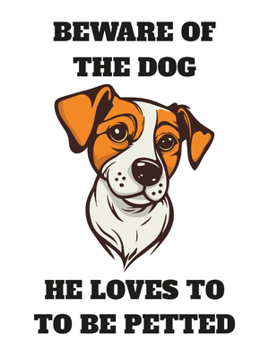 Custom Outdoor Yard Signs Multiple Sizes Dog Loves Pet