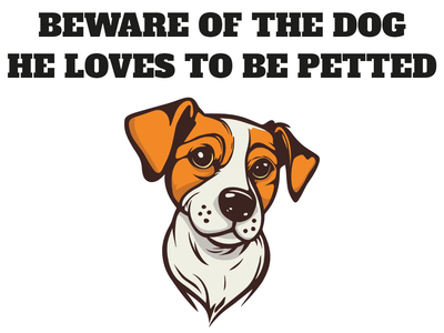 Custom Outdoor Yard Signs Multiple Sizes Dog Loves Pet