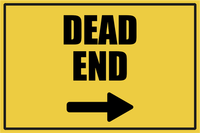 Custom Outdoor Yard Signs Multiple Sizes Dead End