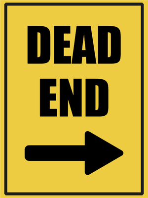 Custom Outdoor Yard Signs Multiple Sizes Dead End