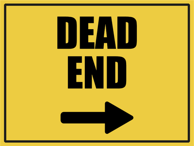 Custom Outdoor Yard Signs Multiple Sizes Dead End