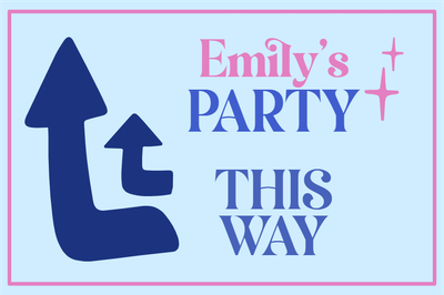Custom Outdoor Yard Signs Multiple Sizes This Way