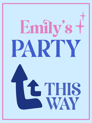 Custom Outdoor Yard Signs Multiple Sizes This Way