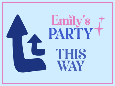 Custom Outdoor Yard Signs Multiple Sizes This Way