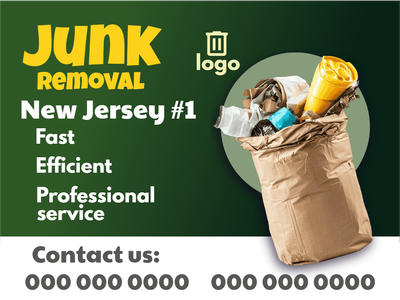 Custom Outdoor Yard Signs Multiple Sizes Junk Removal
