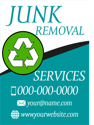 Custom Outdoor Yard Signs Multiple Sizes Recycling Services