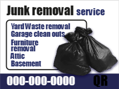 Custom Outdoor Yard Signs Multiple Sizes Waste Removal