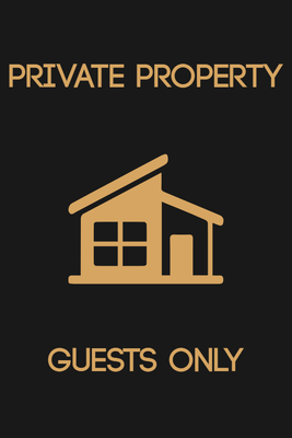 Custom Outdoor Yard Signs Multiple Sizes Private Property