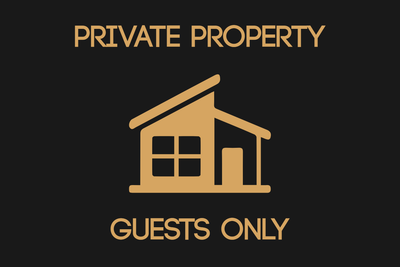 Custom Outdoor Yard Signs Multiple Sizes Private Property