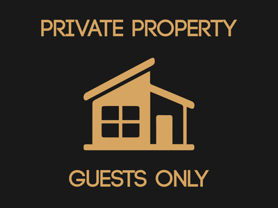Custom Outdoor Yard Signs Multiple Sizes Private Property