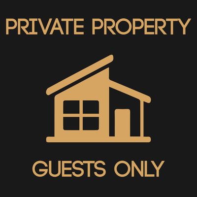 Custom Outdoor Yard Signs Multiple Sizes Private Property