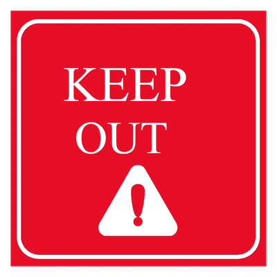 Custom Outdoor Yard Signs Multiple Sizes Keep Out