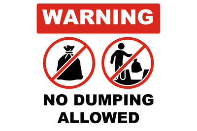 Custom Outdoor Yard Signs Multiple Sizes No Dumping