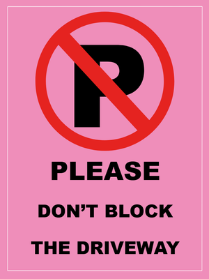 Custom Outdoor Yard Signs Multiple Sizes No Parking