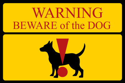 Custom Outdoor Yard Signs Multiple Sizes Beware Of Dog