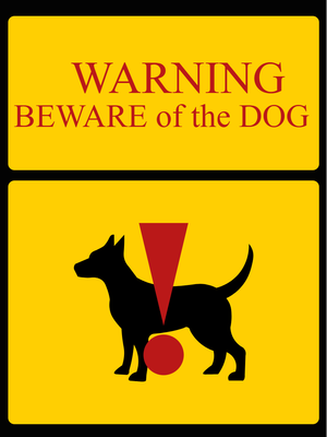 Custom Outdoor Yard Signs Multiple Sizes Beware Of Dog
