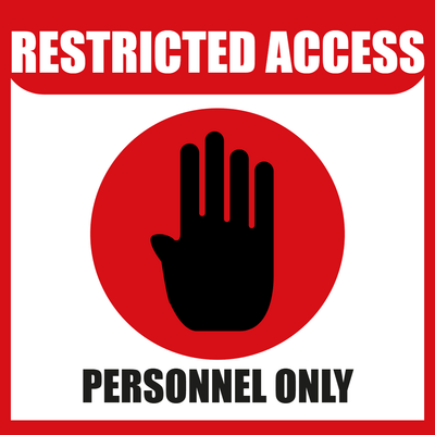 Custom Outdoor Yard Signs Multiple Sizes Restricted Access