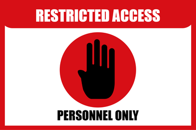 Custom Outdoor Yard Signs Multiple Sizes Restricted Access