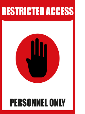 Custom Outdoor Yard Signs Multiple Sizes Restricted Access