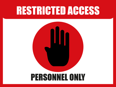 Custom Outdoor Yard Signs Multiple Sizes Restricted Access