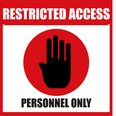 Custom Outdoor Yard Signs Multiple Sizes Restricted Access