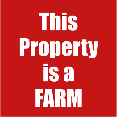 Custom Outdoor Yard Signs Multiple Sizes Property Farm