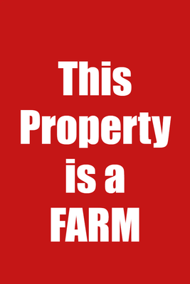 Custom Outdoor Yard Signs Multiple Sizes Property Farm