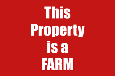 Custom Outdoor Yard Signs Multiple Sizes Property Farm