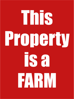 Custom Outdoor Yard Signs Multiple Sizes Property Farm