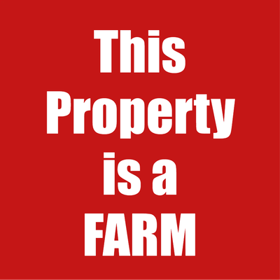 Custom Outdoor Yard Signs Multiple Sizes Property Farm